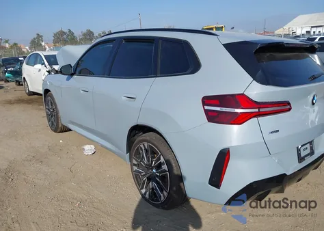 2025 BMW X3 30 xDrive из США, поврежденный, VIN 5UX53GP05S9116612